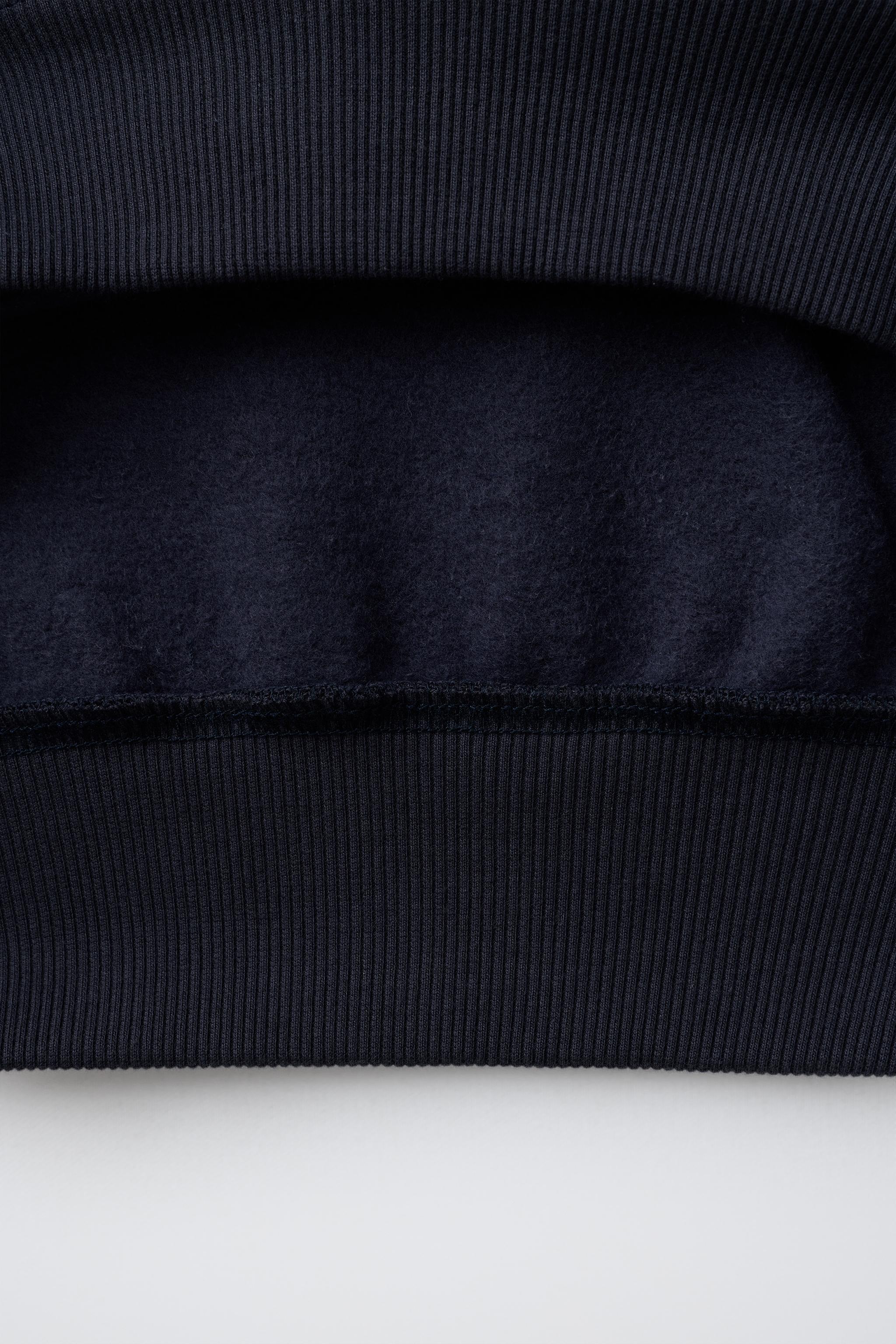 Детские худи Zara HIGH-NECK JOGGING SWEATSHIRT — фото 5