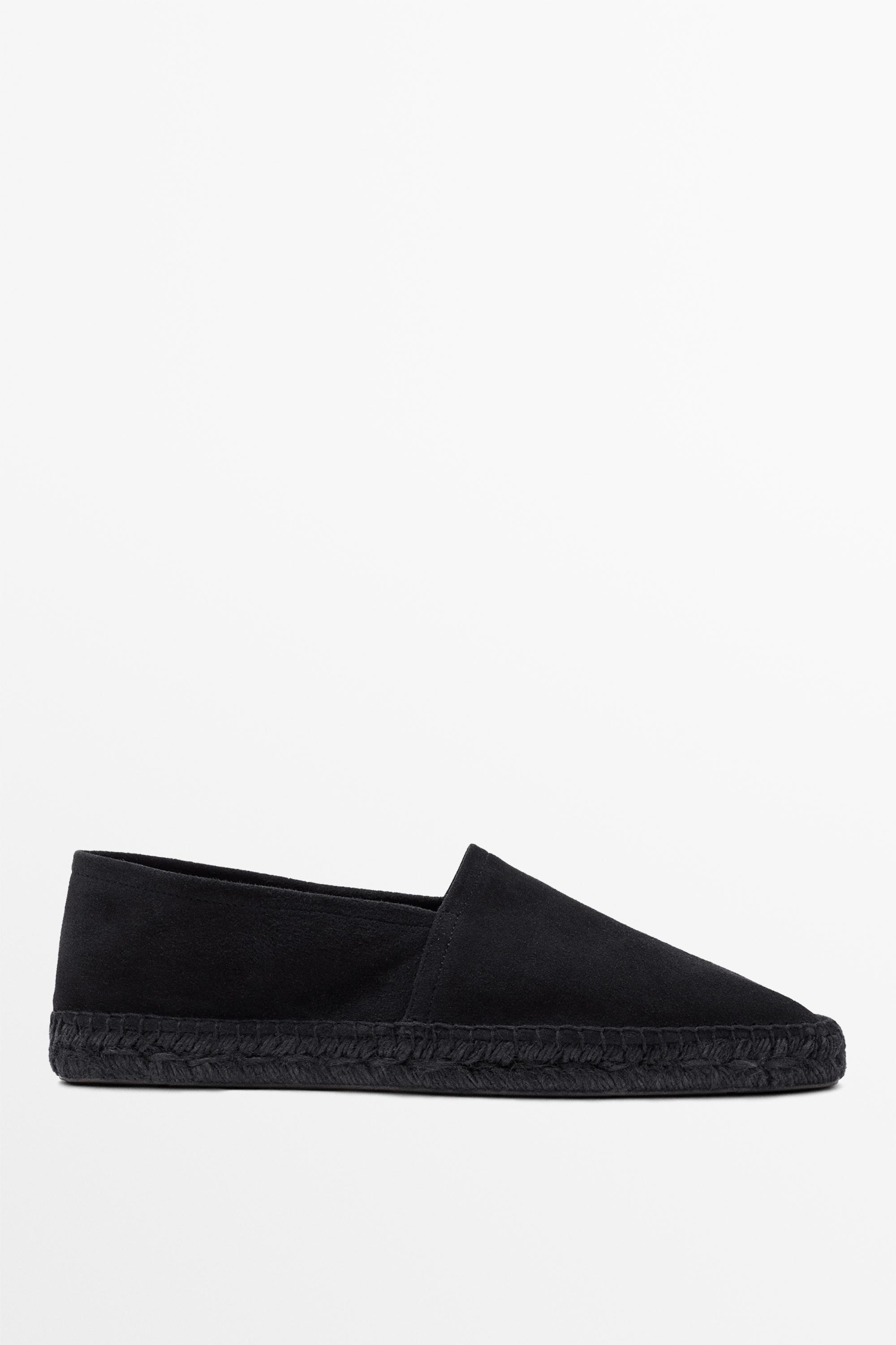 Leather espadrilles — Navy Blue