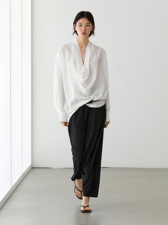 Flowing baggy trousers from Zara - $220