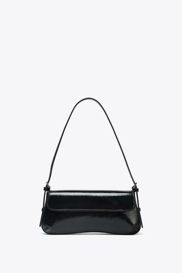BOLSO DE HOMBRO SOLAPA - Negro de Zara