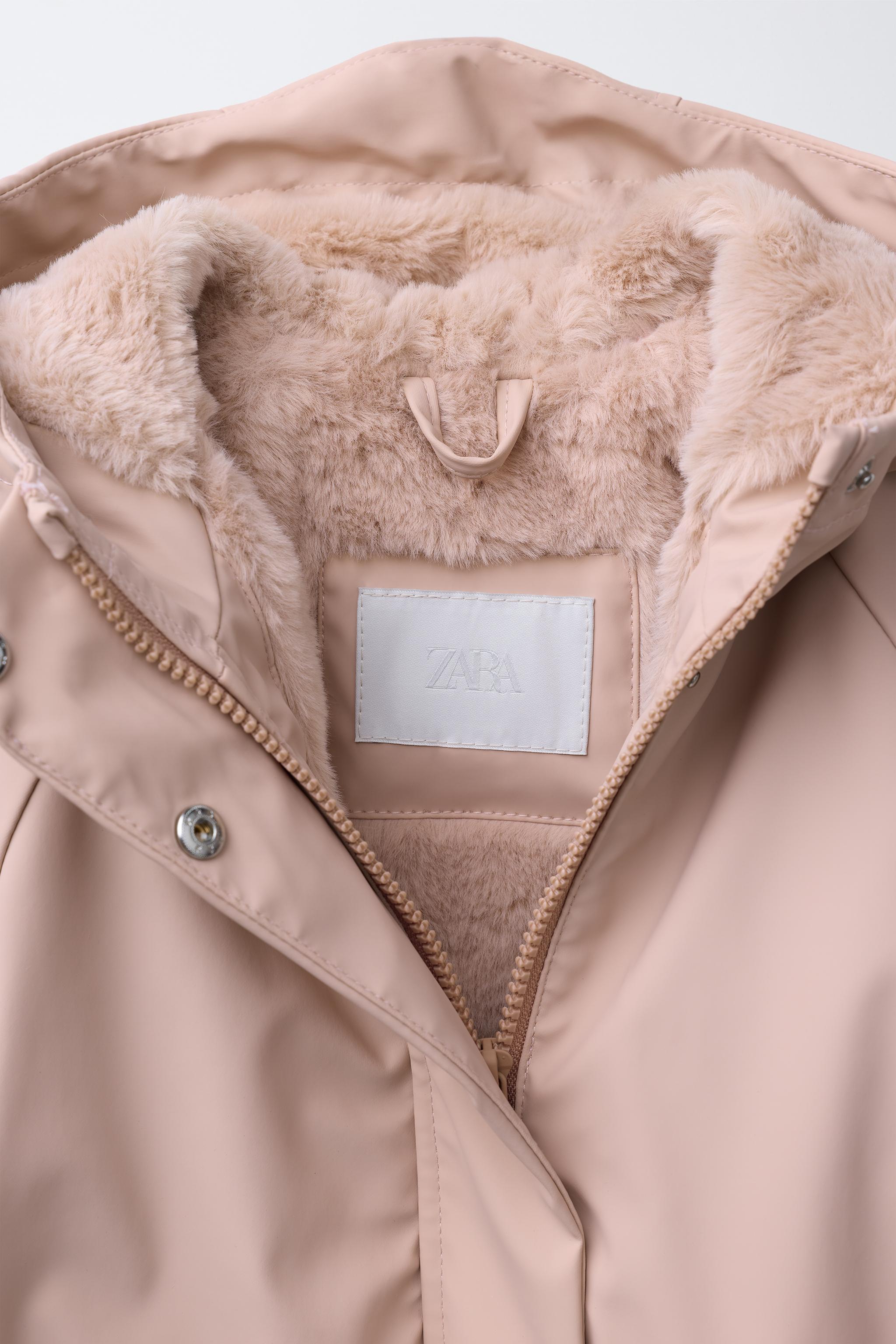 ⚛️♥幻の逸品♥⚛️人気即完売品！ZARA ザラ ピンクファーモッズコート N-3B ♥幻の逸品♥人気即完売品！ZARA ザラ ピンクファーモッズコート