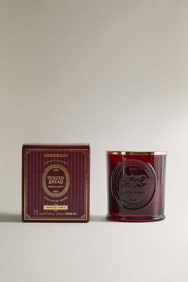 Zara (200 G) GINGERBREAD SCENTED CANDLE - Red