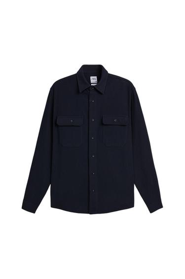 TEXTURED SHIRT WITH POCKETS
