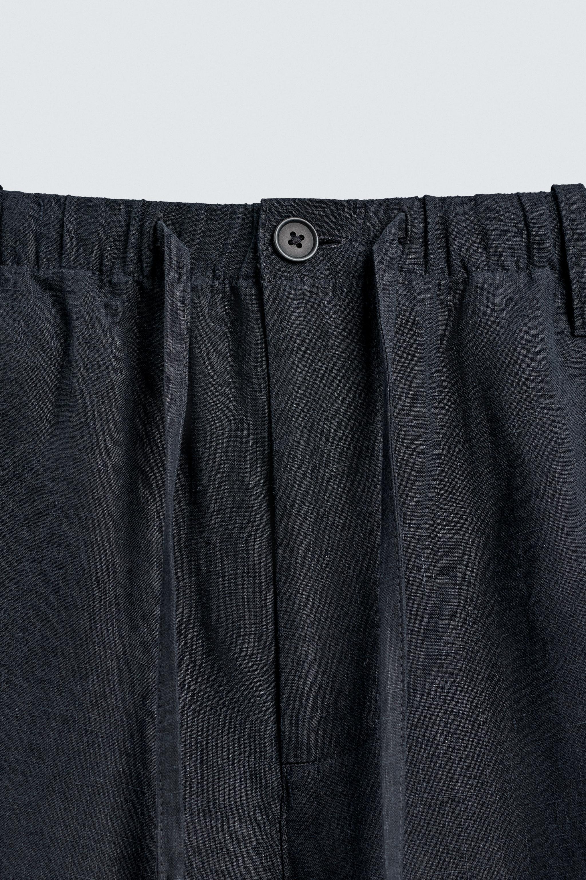 PANTALON RELAXED FIT 100% LIN