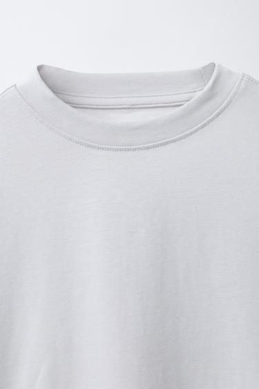 SLOGAN PRINT T-SHIRT - Light blue by Zara - Image 2