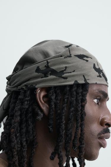 HORSE PRINT BANDANA - Grey by Zara - Image 2