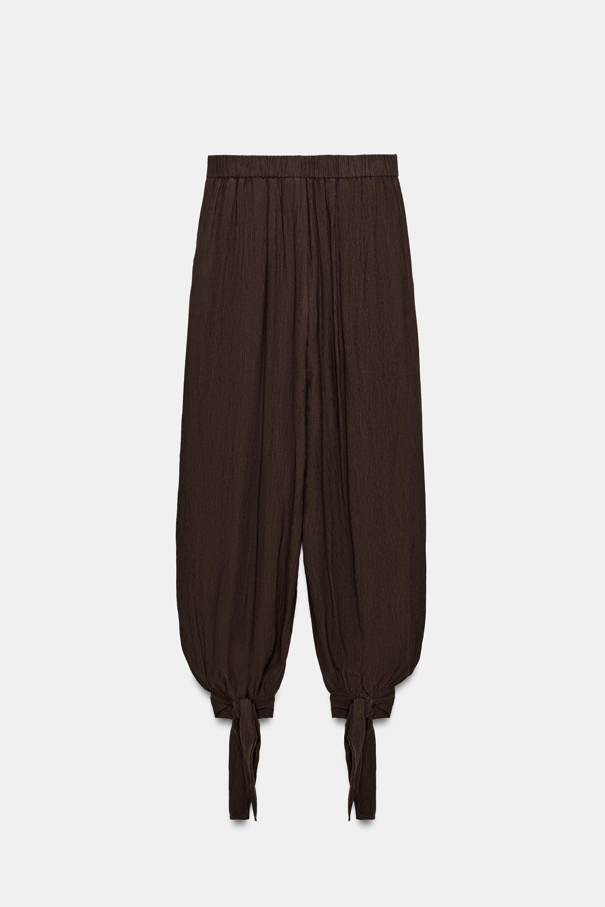 PANTALON BOUFFANT AVEC NŒUDS
