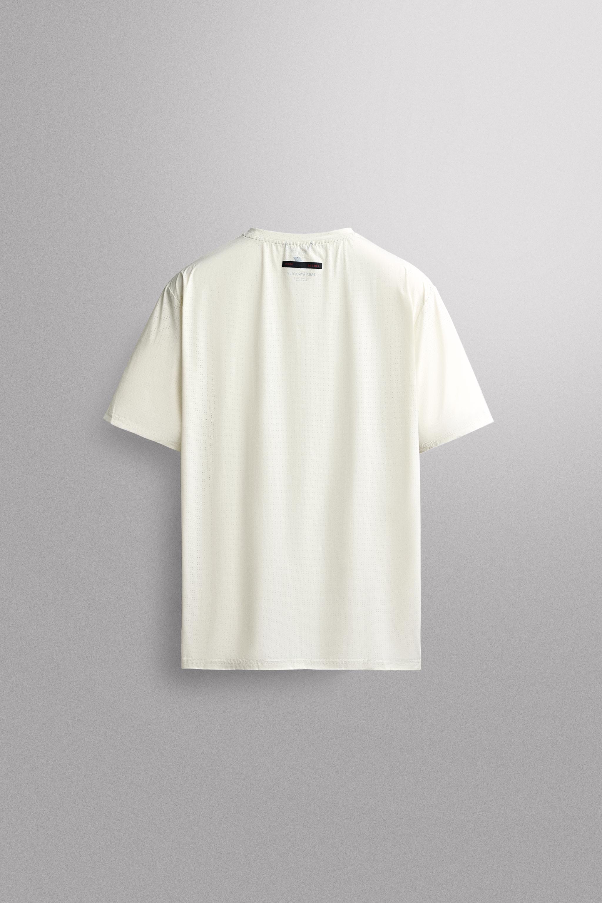 RIDAR© x ZARA RUNNING T-SHIRT — Ecru