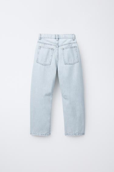 JEAN COUPE BALLON DÉCONTRACTÉE - Bleu de Zara - Image 1