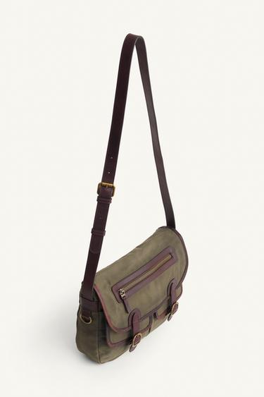 CROSSBODY BAG WITH BUCKLES - LIMITED EDITION - Green by Zara - Image 2
