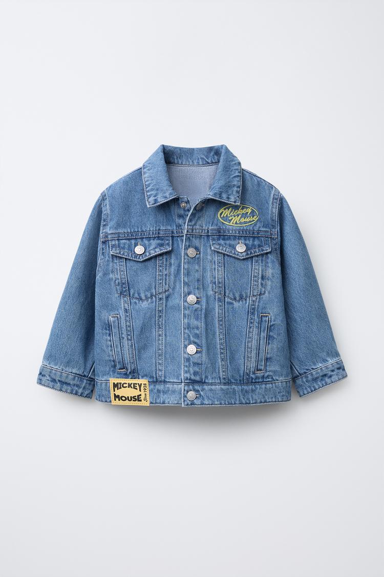 CHAMARRA DE MEZCLILLA MICKEY MOUSE © DISNEY Azul medio ZARA Mexico