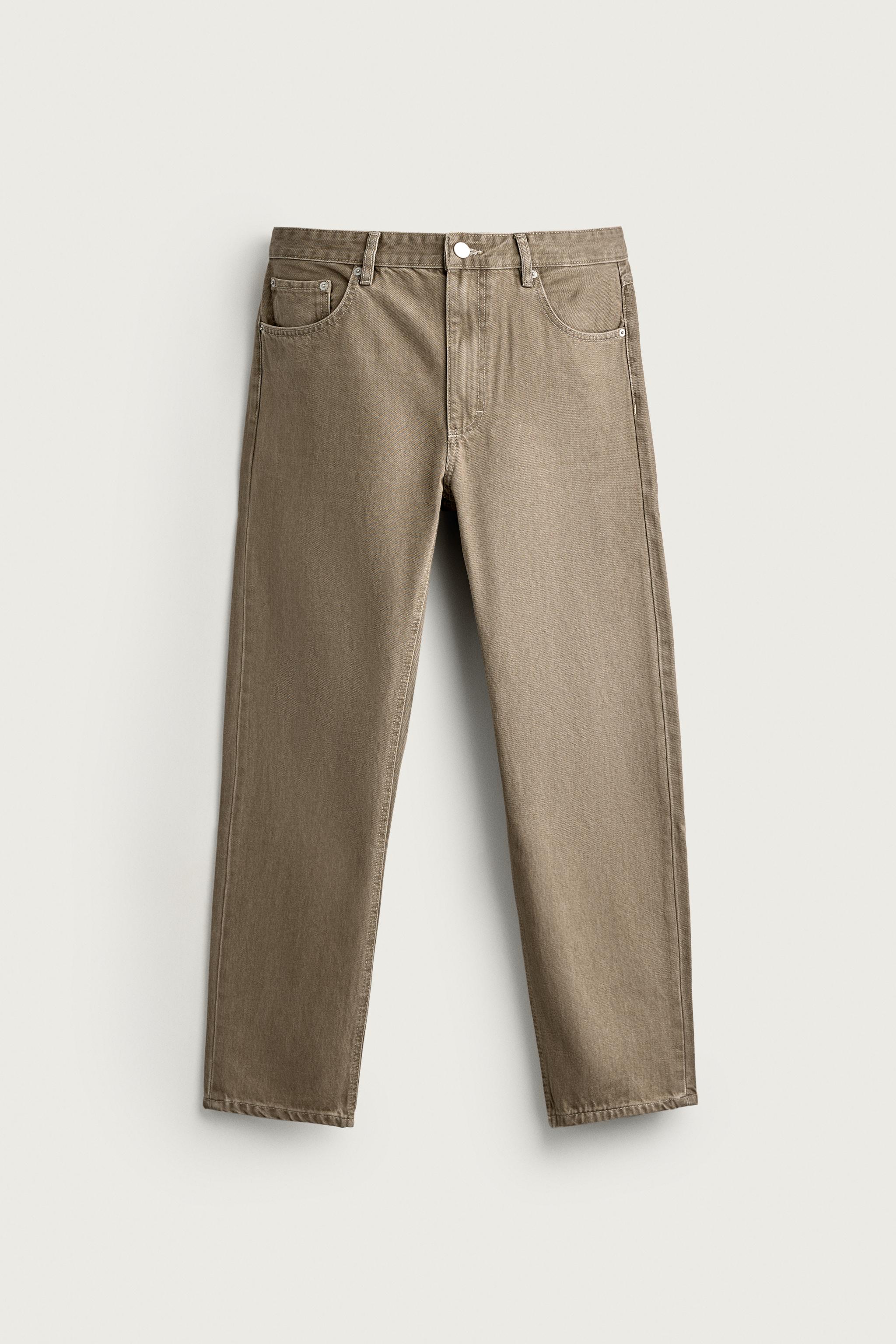 REGULAR FIT JEANS — Khaki