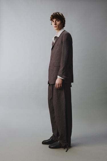 COSTUME RAYURES VISCOSE - LIN - Vinaigre de Zara - Image 1