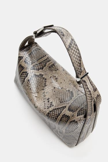 SAC EN CUIR À IMPRIMÉ ANIMALIER - Serpent de Zara - Image 2