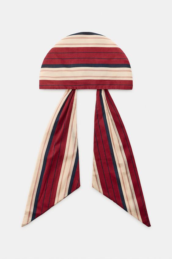 STRIPED HEADSCARF - striped by Zara - Image 0