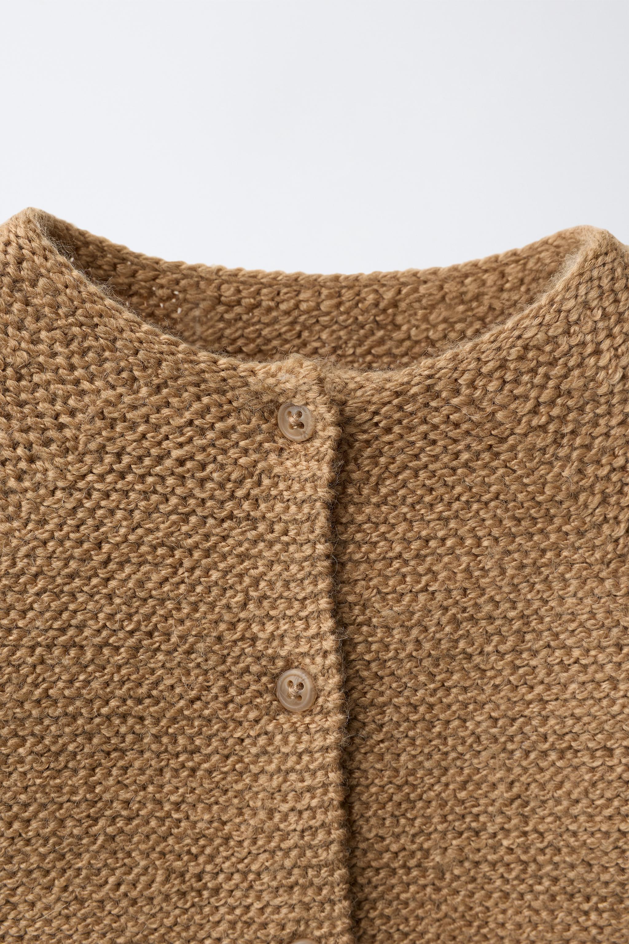 GILET EN MAILLE UNIE