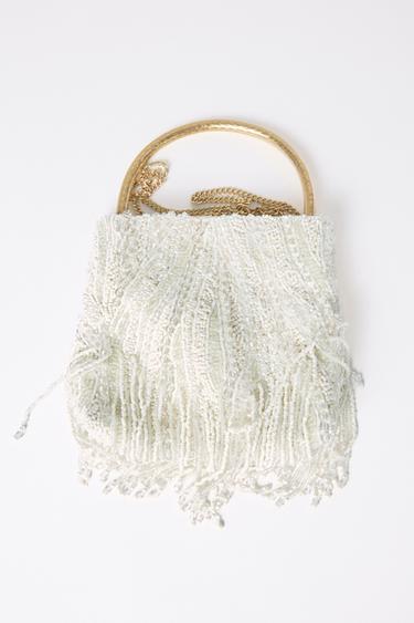 BOLSO DE MAN APLIQUES - Cru de Zara