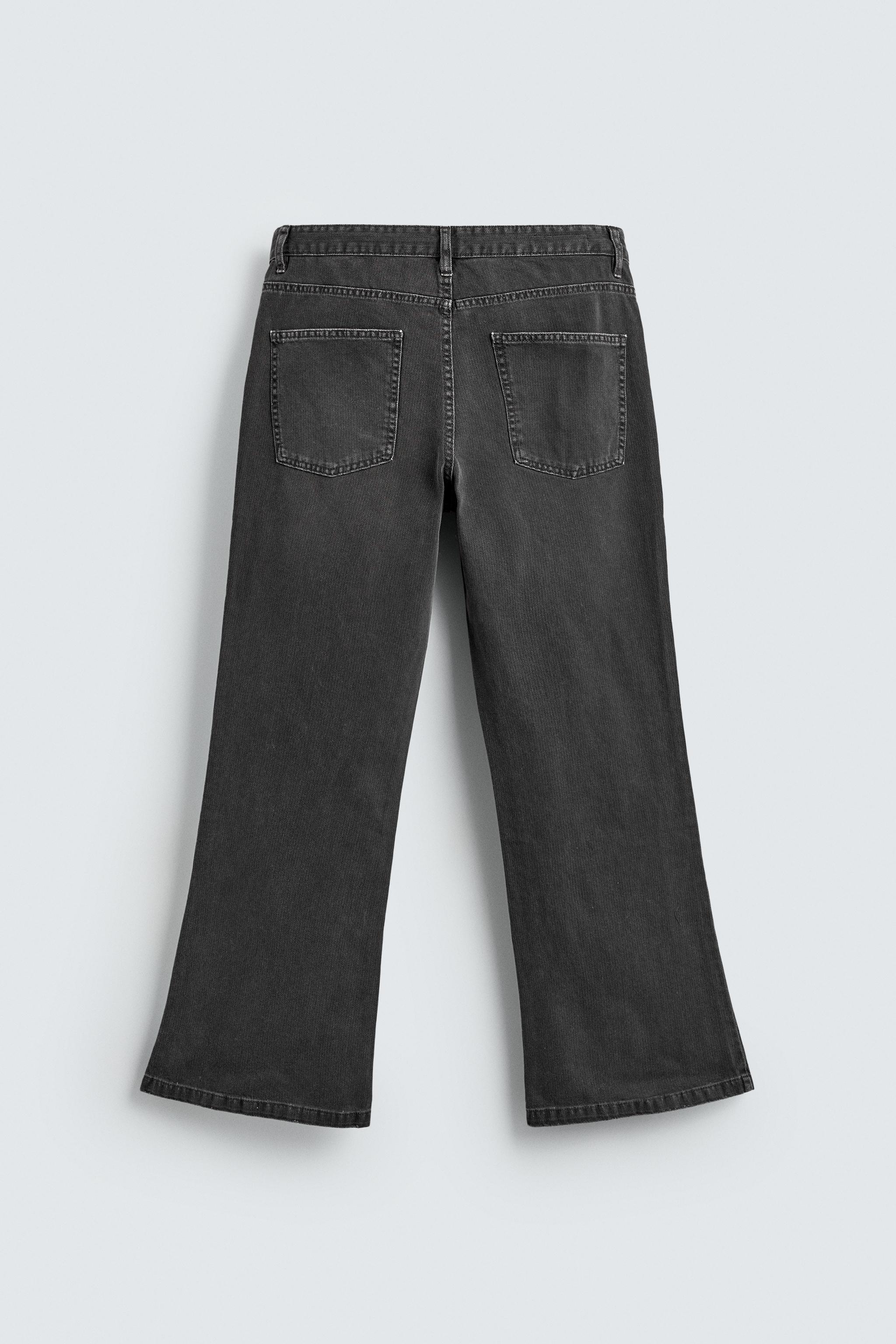 PANTALON FLARE FIT STRUCTURÉ EN COTON