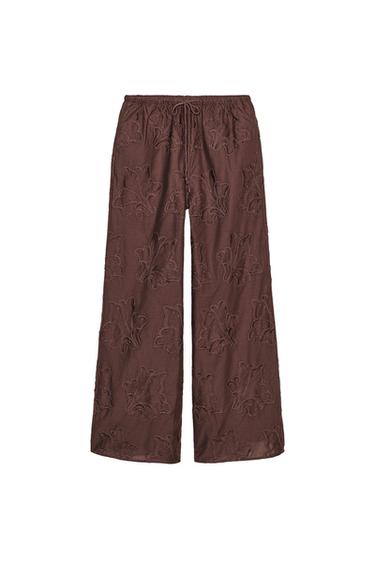 EMBROIDERED PAJAMA PANTS ZW COLLECTION