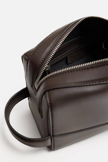 TROUSSE DE TOILETTE UNIE - Marron de Zara - Image 3