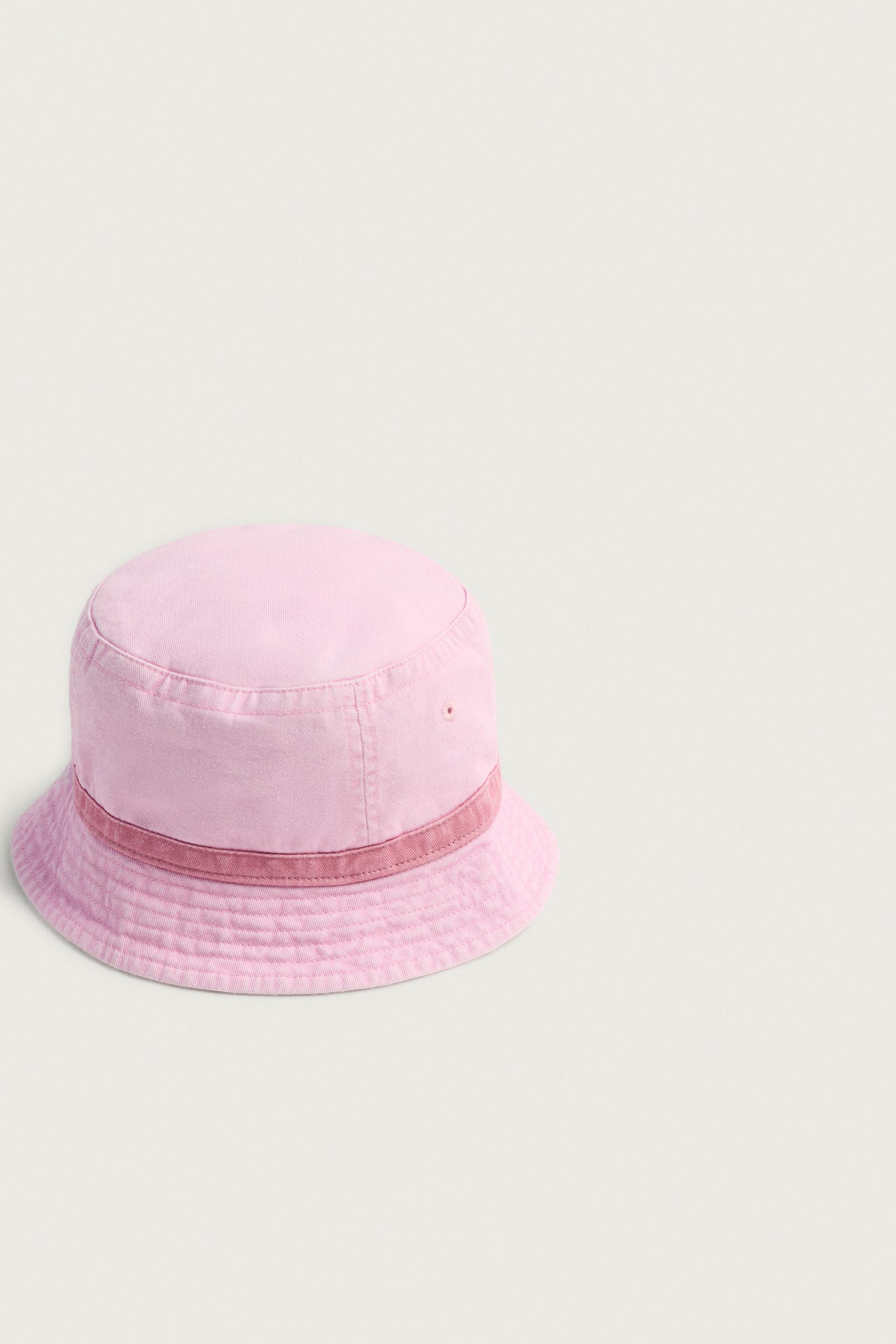 Мужские головные уборы Zara WASHED BUCKET HAT — фото 4