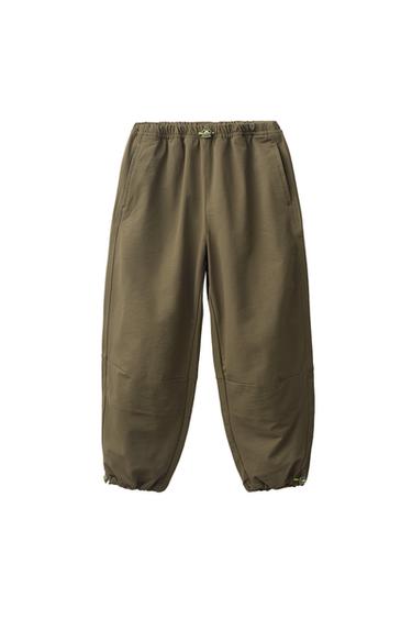 PANTALÓN JOGGER TÉCNICO - Khaki de Zara