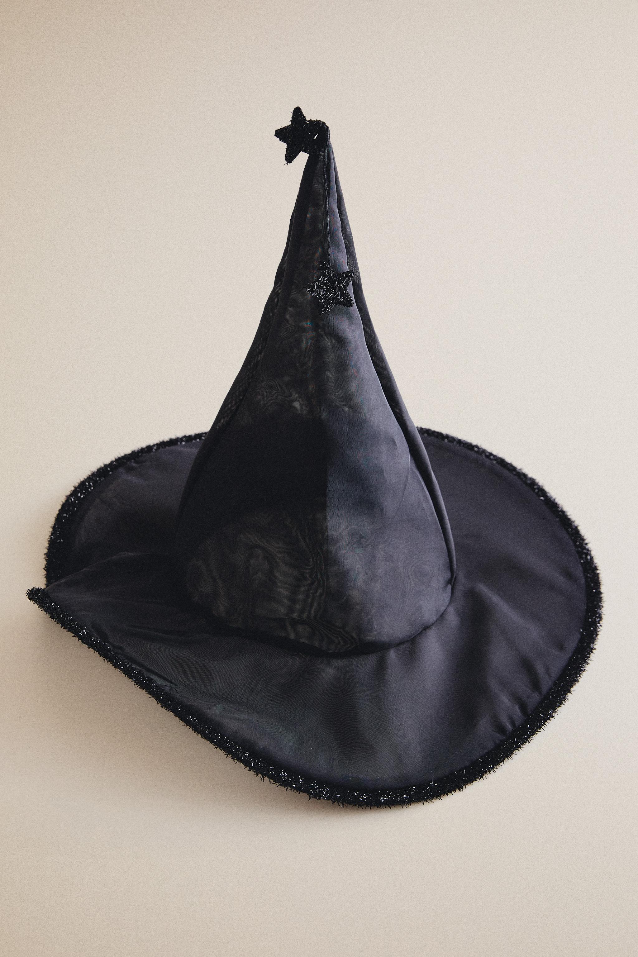 CHAPEAU SORCIÈRE ENFANT ÉTOILES HALLOWEEN