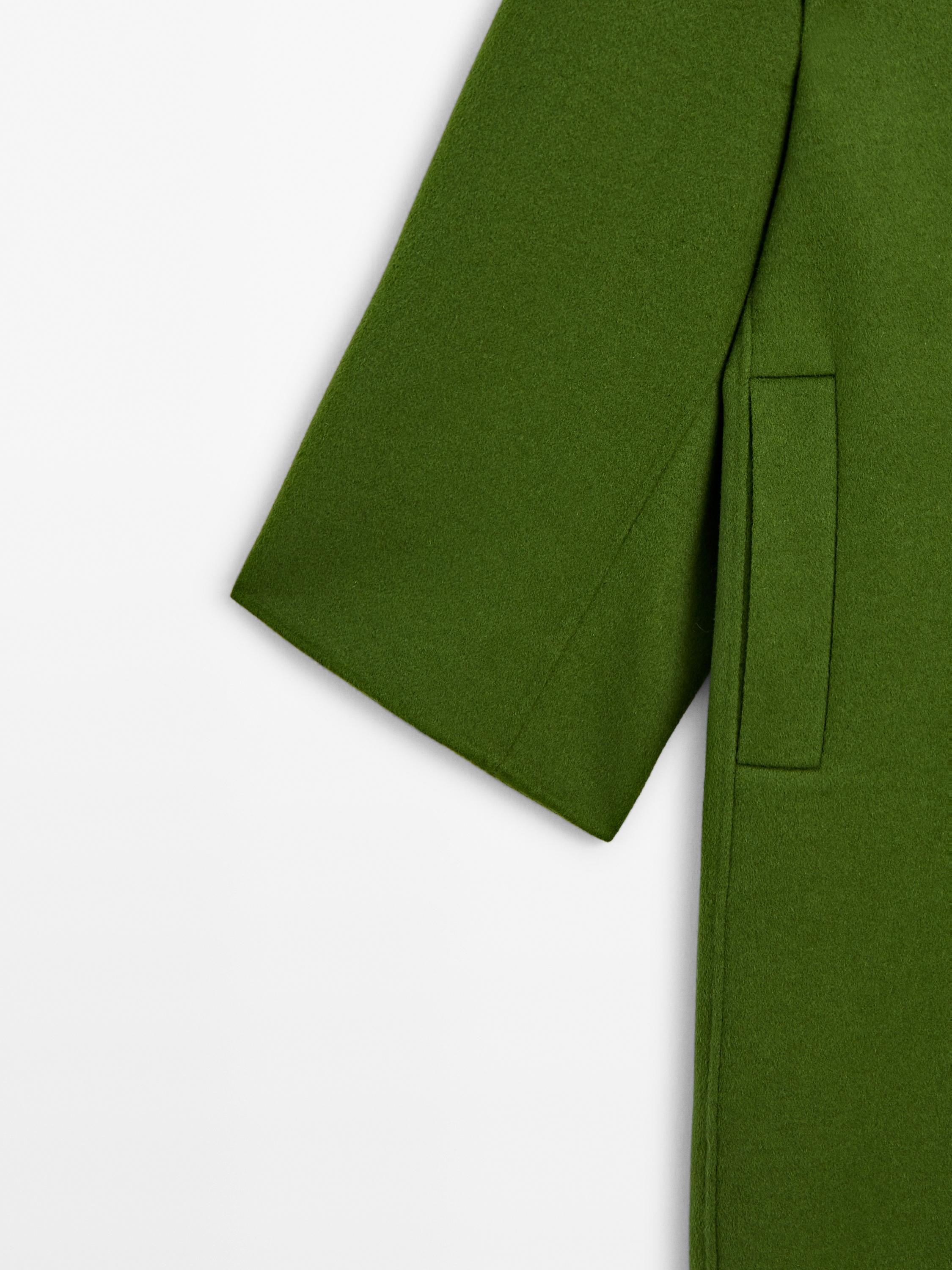 Cos green clearance wool coat