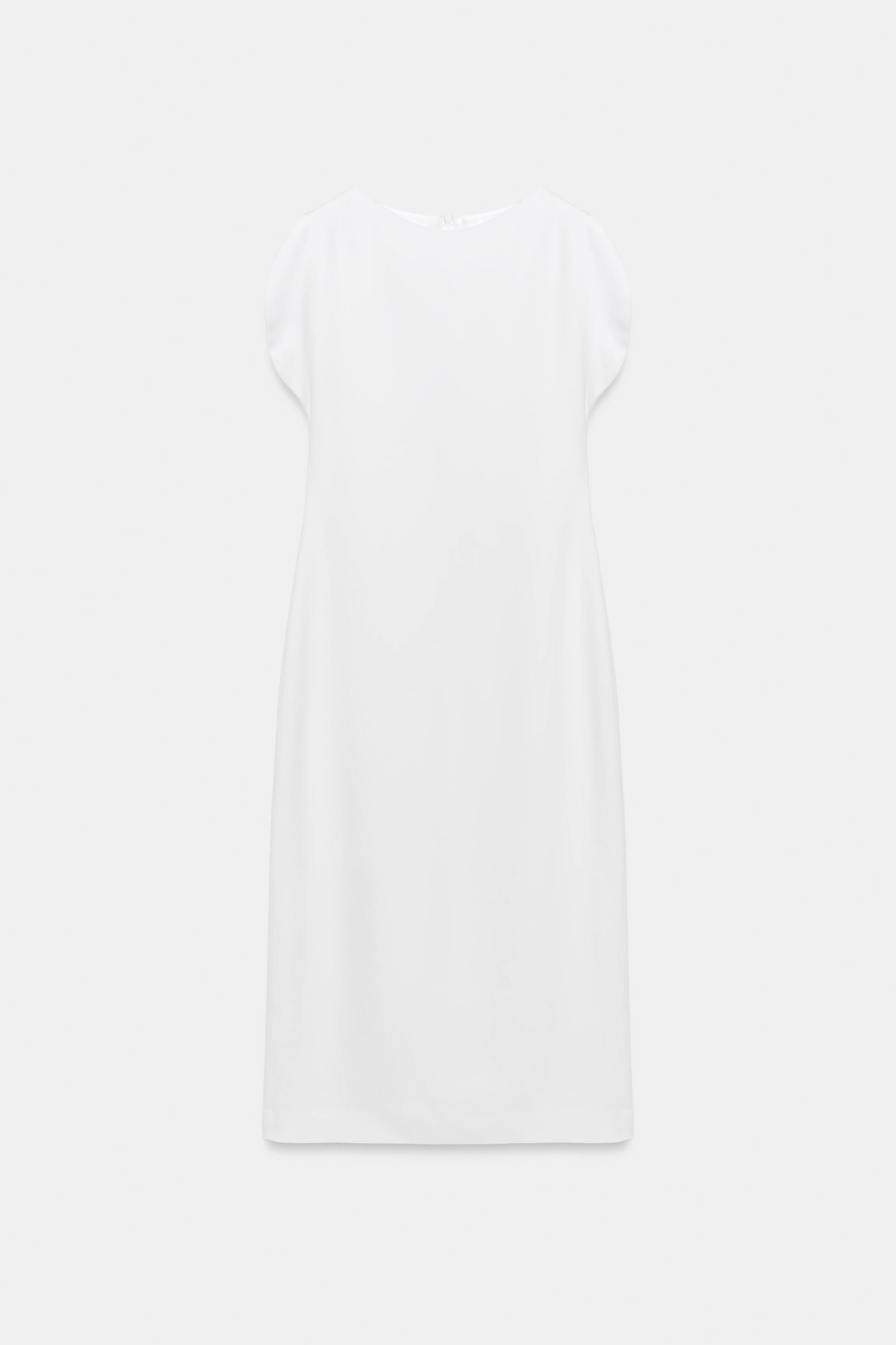 Zara ZW COLLECTION MİDİ ELBİSE görsel 4