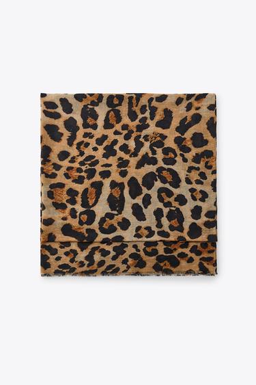 ANIMAL PRINT SCARF - Leopard by Zara