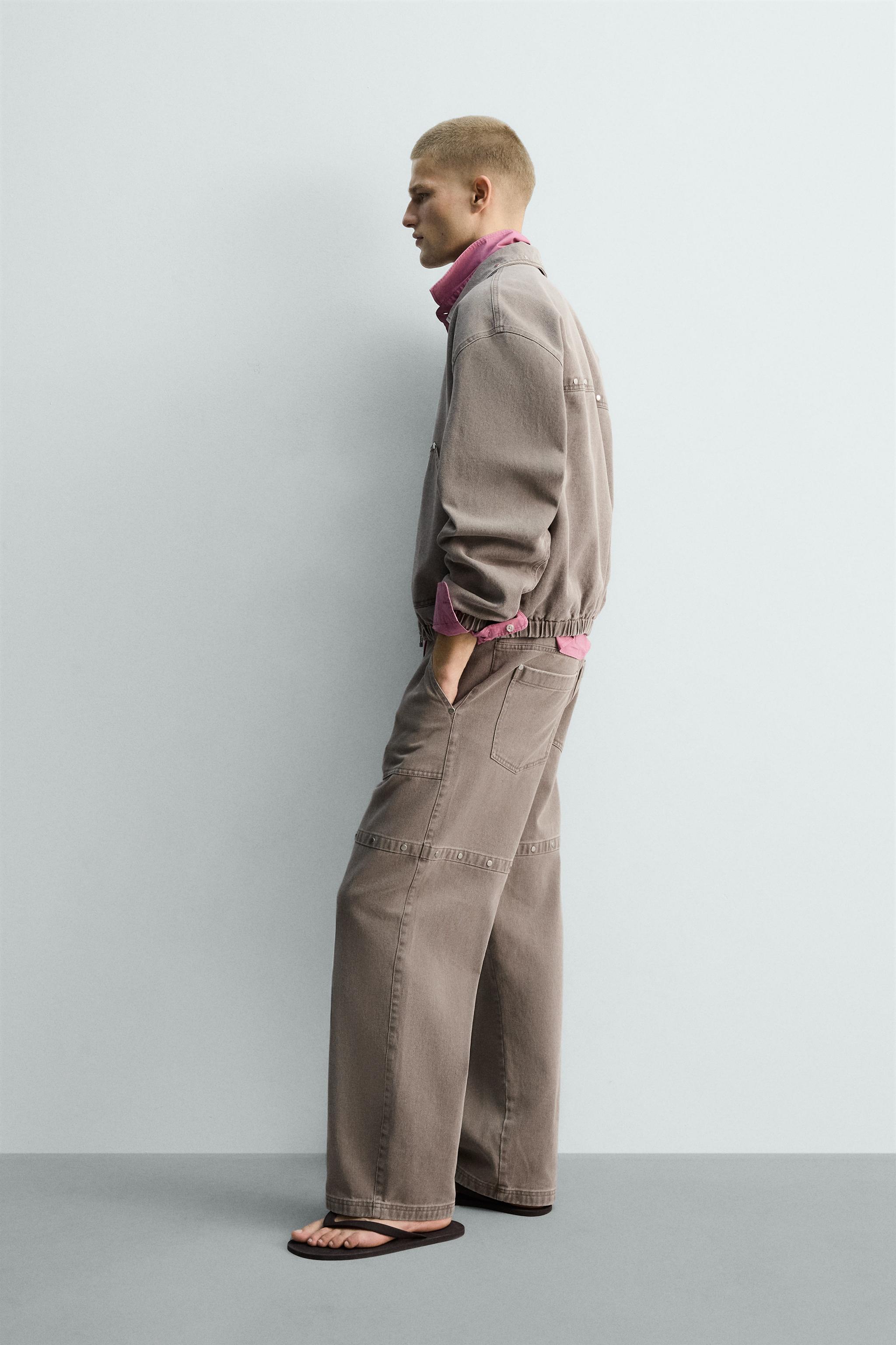 PANTALON DÉCONTRACTÉ À CLOUS