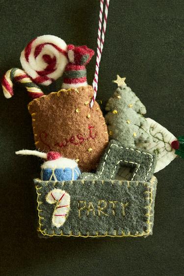フェルト ゲームボックス クリスマスツリーオーナメントマルチカラーZaraのフェルト ゲームボックス クリスマスツリーオーナメント - マルチカラー