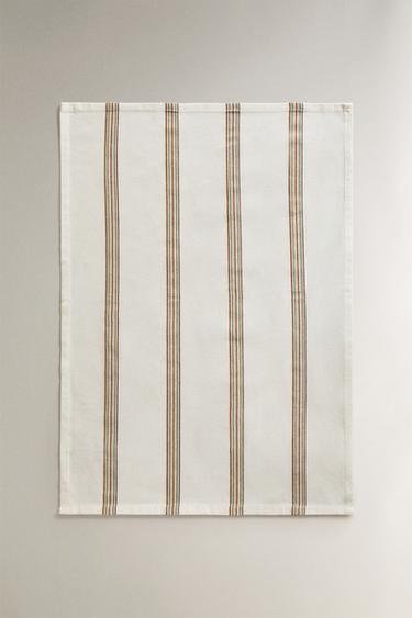 TORCHON RAYURES (LOT DE 2) - Vert / Bleu de Zara - Image 2