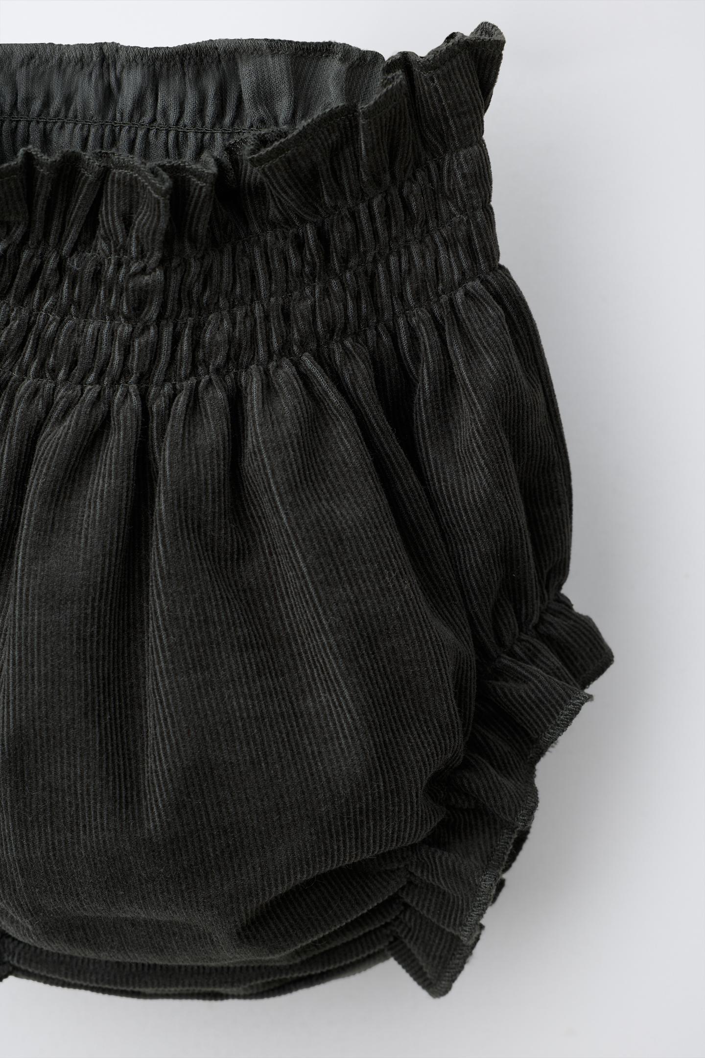 Трусы Micro Corduroy для детей — Zara, цвет: Зелёный — фото 4