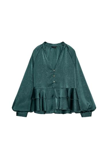 RUFFLED BLOUSE