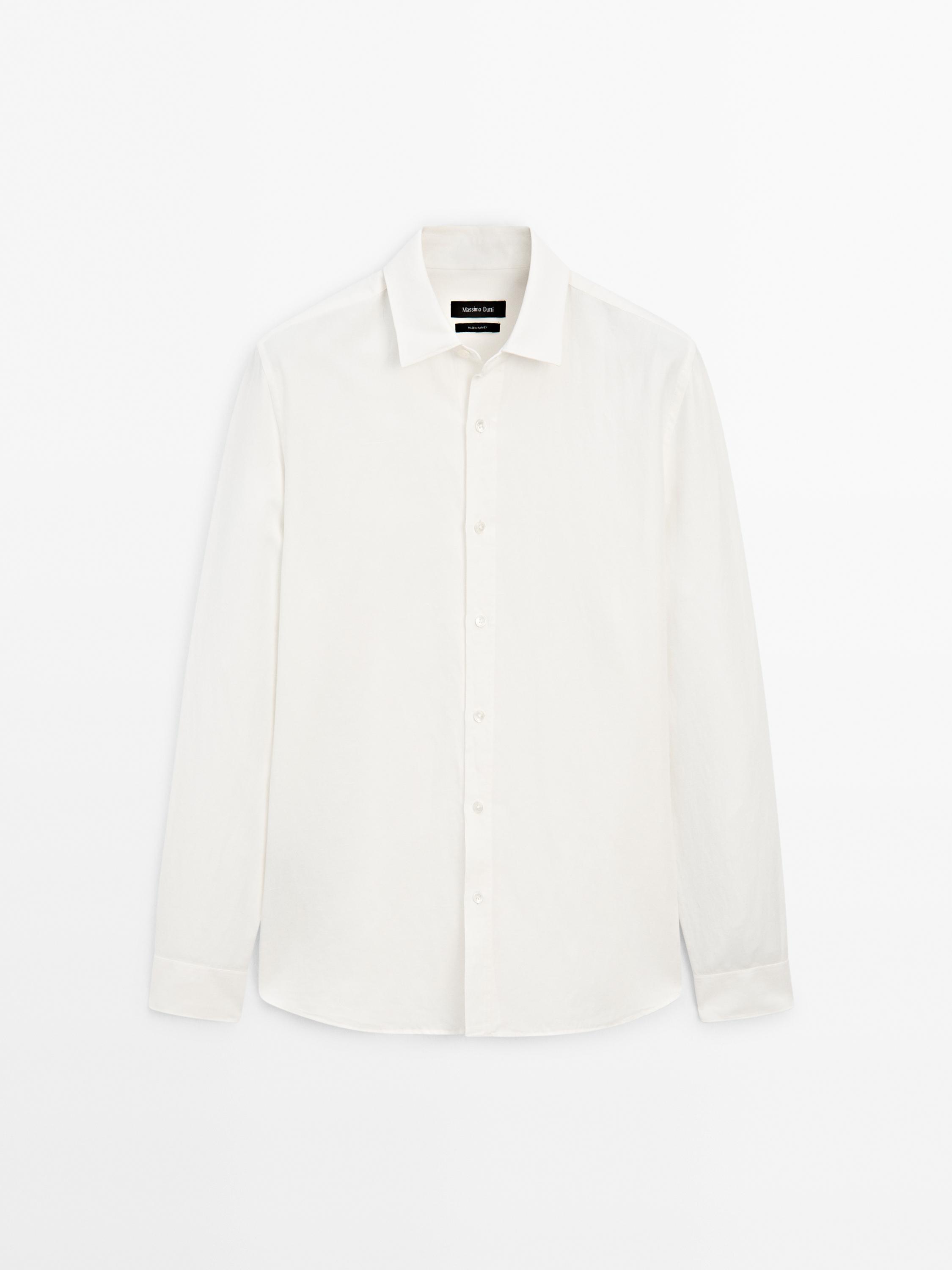 Chemise lin regular fit