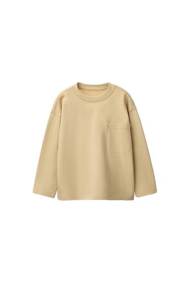 PLAIN T-SHIRT WITH POCKET