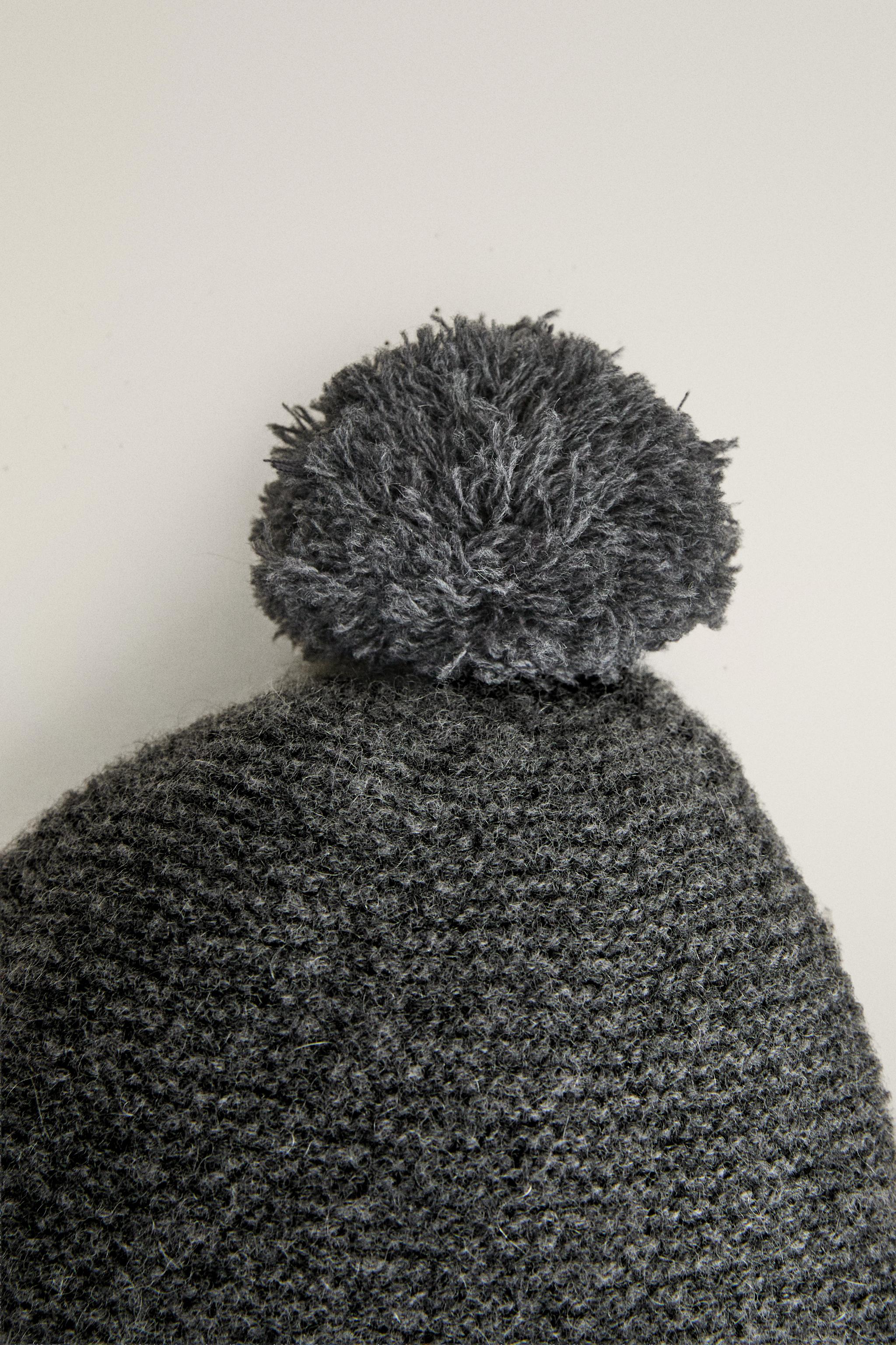 CASHMERE BABY BONNET WITH EAR FLAPS