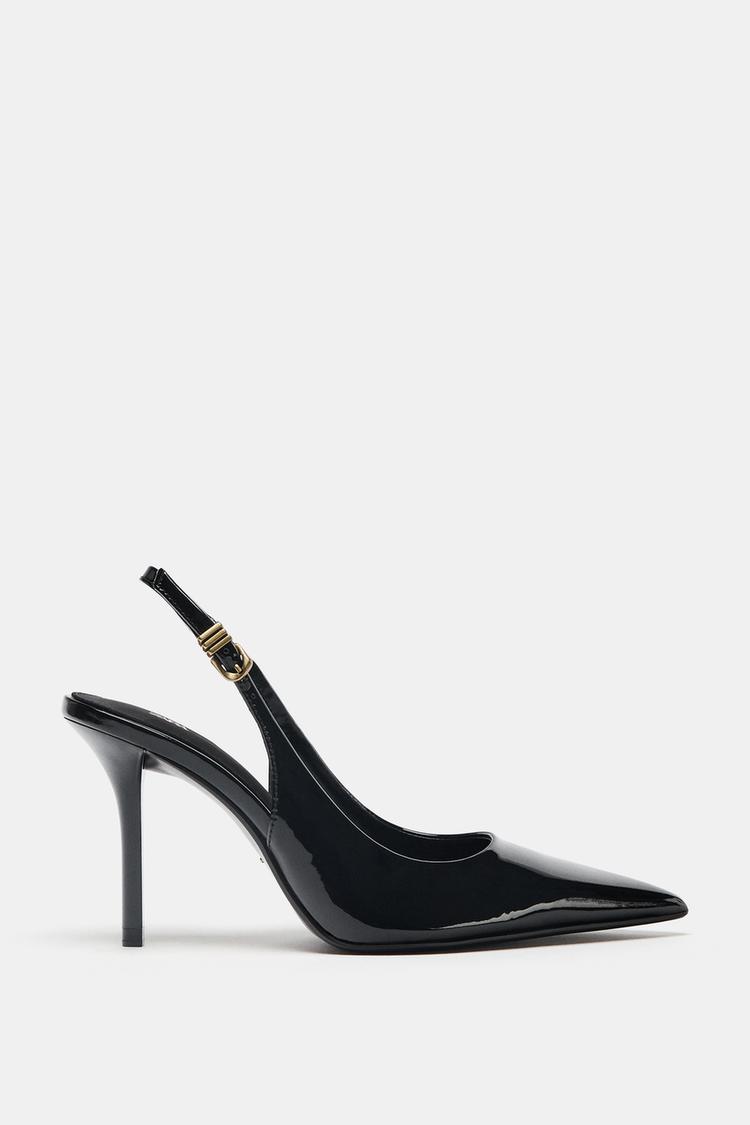 ZAPATOS DE TACÓN CON HEBILLA METÁLICA 3