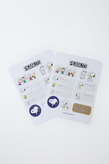 SNOOPY PEANUTS™ STICKER PACK - Mid-ecru by Zara - Image 1