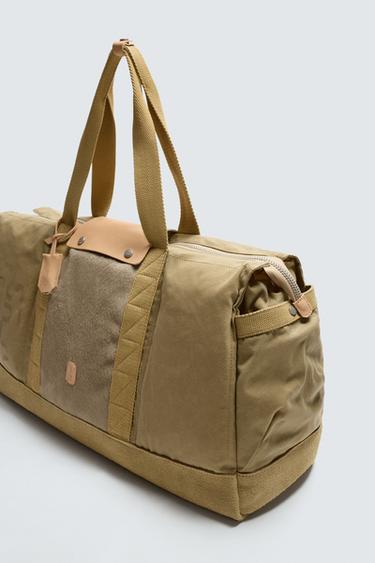 FABRIC TOTE BAG X SR_A - Sand Brown by Zara - Image 5