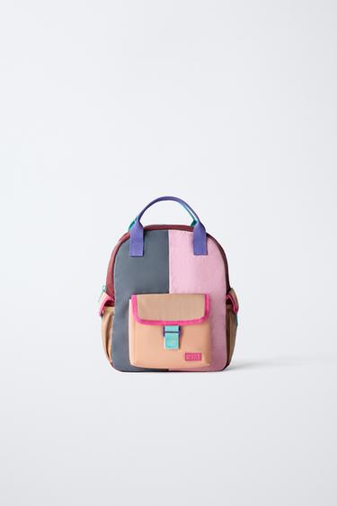 MULTICOLOURED BACKPACK - Pink by Zara