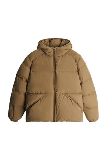 HOODED DOWN PUFFER JACKET