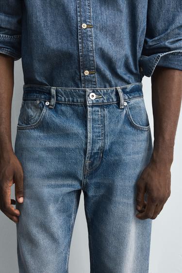 RELAXED FIT LIMITED EDITION JEANS - Mid-blue by Zara - Image 5