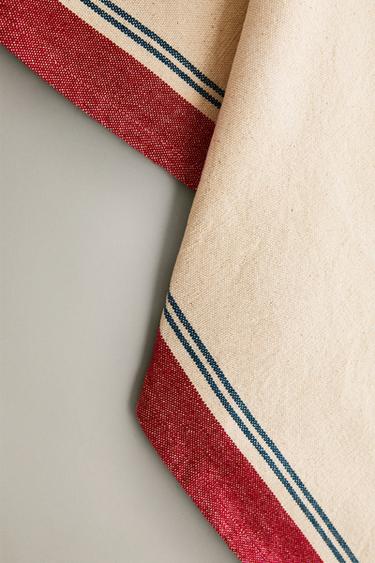 EMBROIDERED LOBSTER TEA TOWEL - Blue by Zara - Image 3