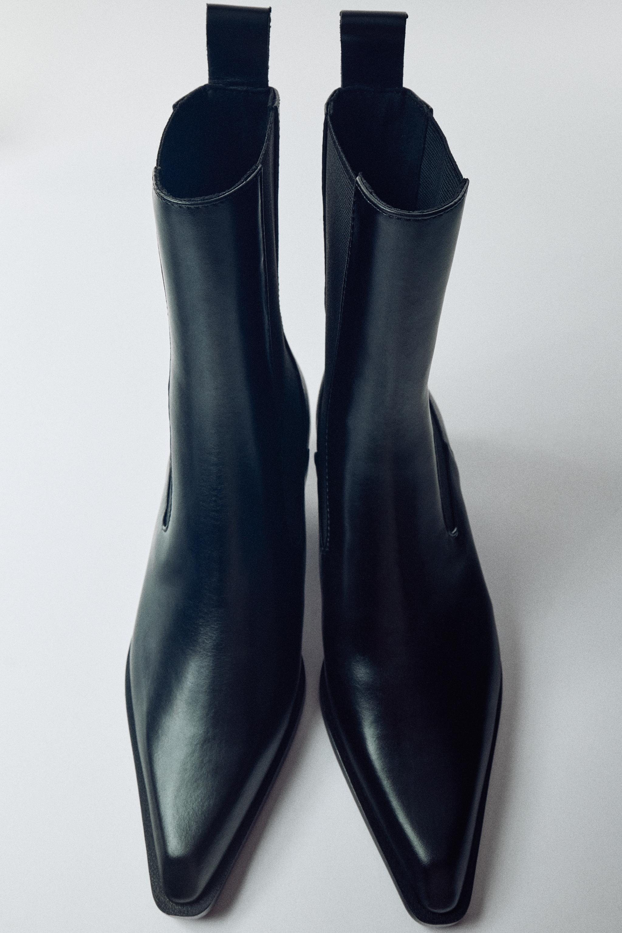 Combined Kitten Heel Booties by Zara