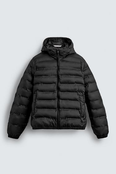 CAZADORA ACOLCHADA LIXEIRA WATER REPELLENT - Negro de Zara