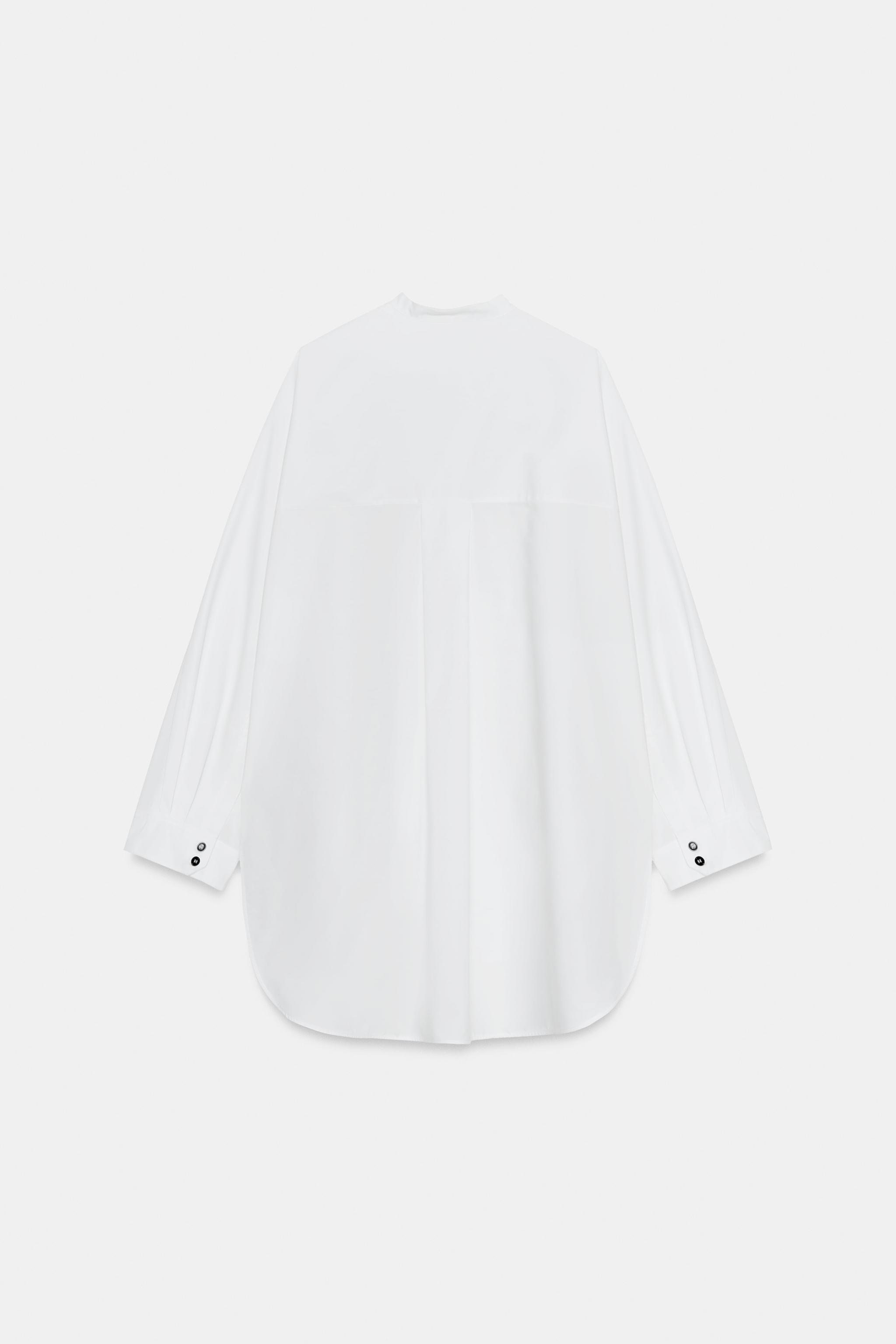 ZW COLLECTION OVERSIZED POPLIN SHIRT