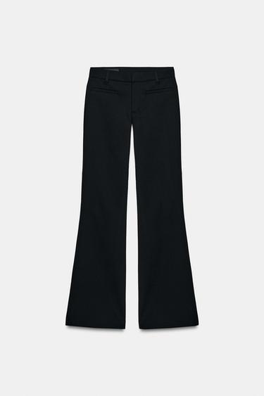 PANTALÓN FLARE - Negro de Zara