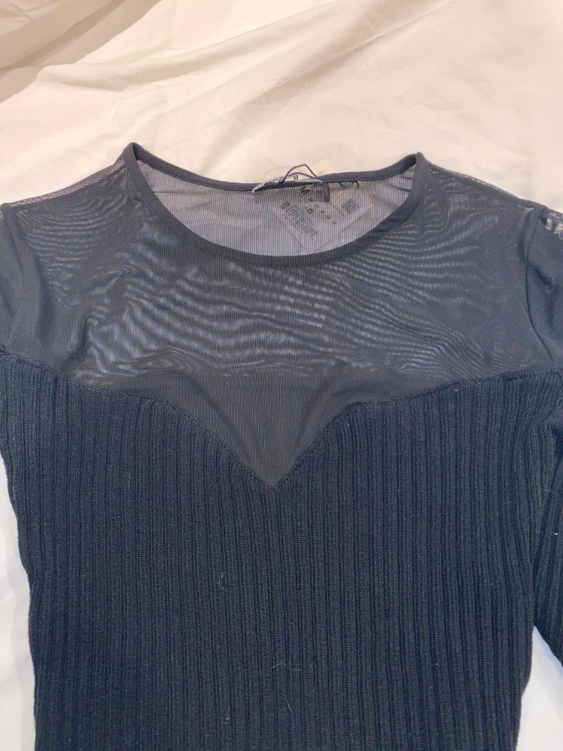 TOP CROP RIB TUL - Image 3